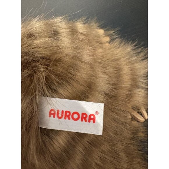 Aurora World Brown & White Plush Sloth Stuffed Animal 2018 Furry Hair - Picture 9 of 11